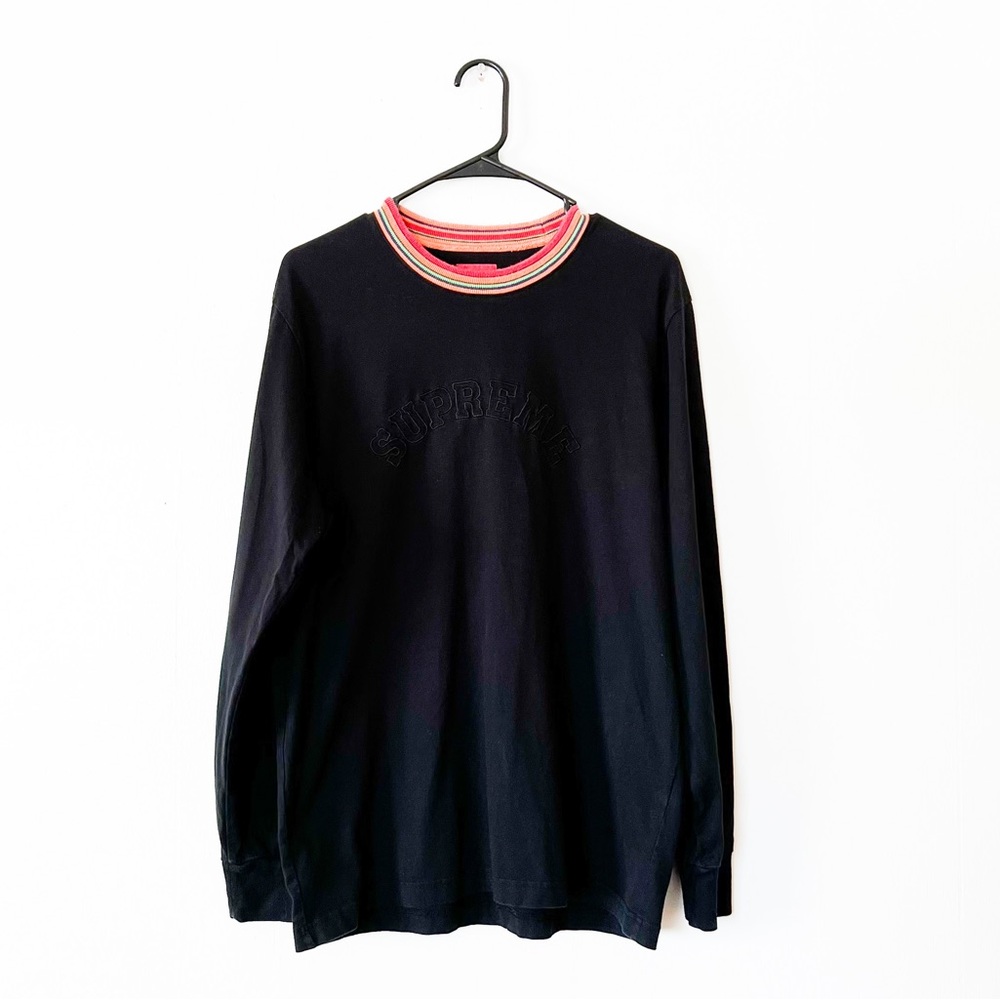 Supreme Multicolor Striped Rib L/S Top - Picture 3 of 10